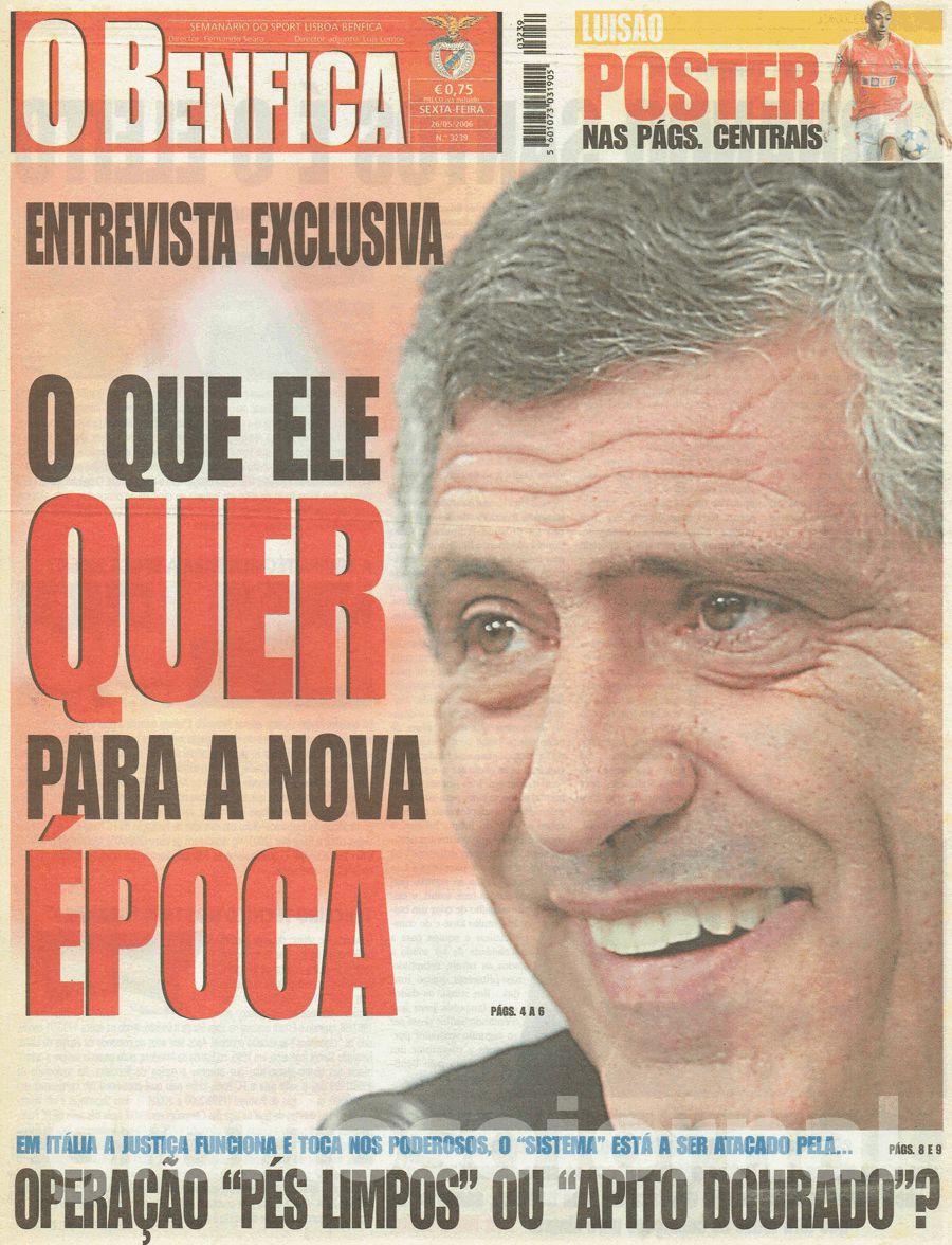 jornal o benfica 3239 2006-05-26